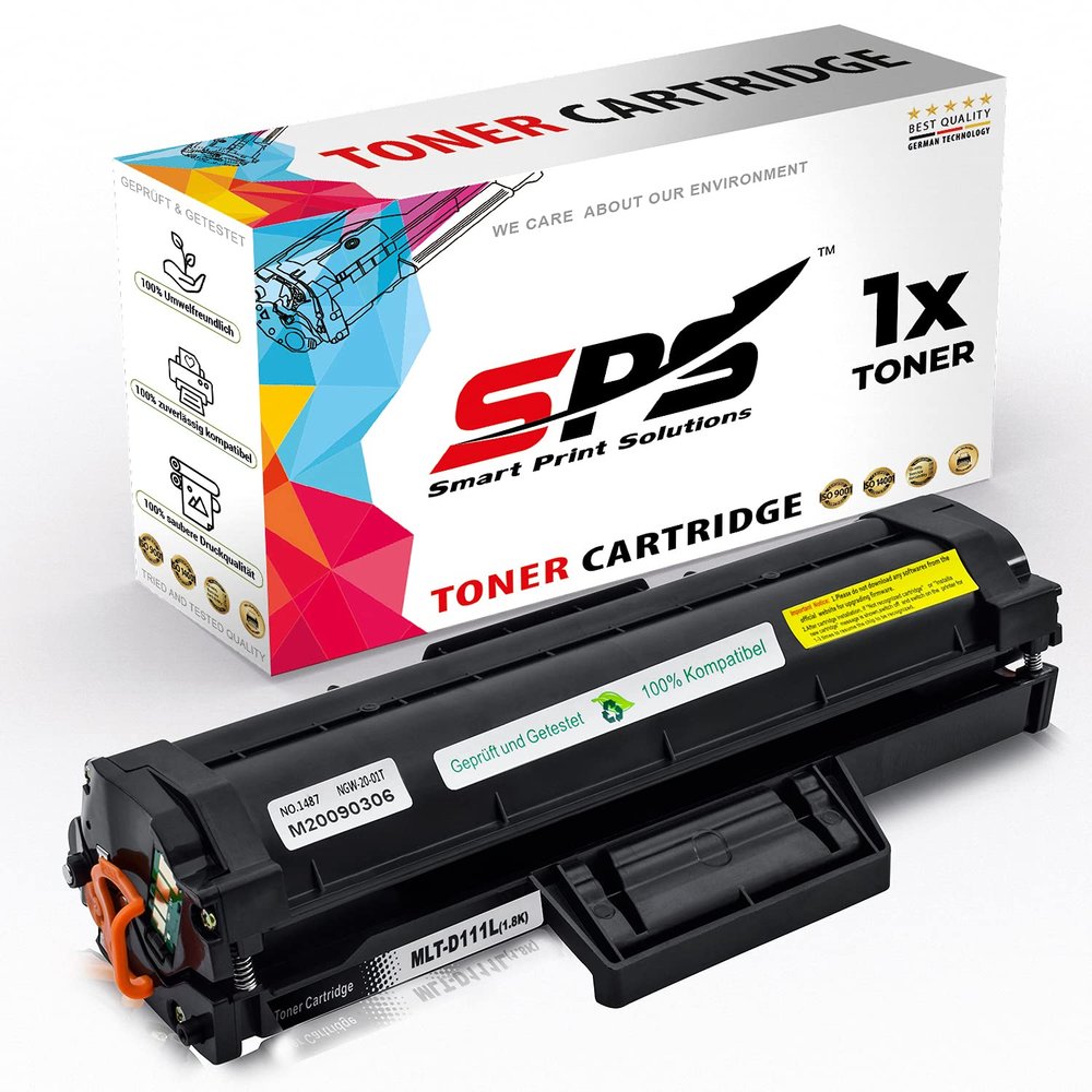 SPS Compatible Printer Toner for Samsung M 2020 - MLT-D111L | Black | 1,800 Pages