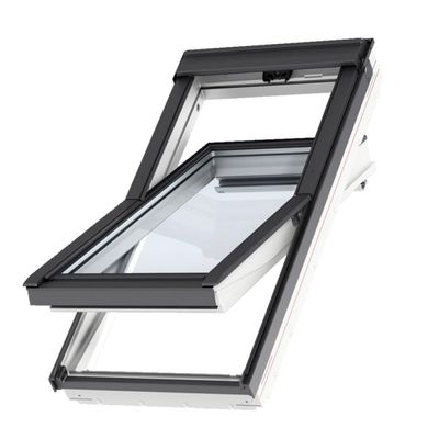VELUX Roof Window Set, Plastic MK10 (78 x 160 cm), Double Glazing with TT, Flashing for Tile Roofs (1.5–12 cm), BDX Insulation and Connection Set, BBX Vapor Barrier Collar