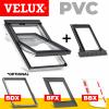 VELUX Roof Window Set, Plastic MK10 (78 x 160 cm), Double Glazing with TT, Flashing for Tile Roofs (1.5–12 cm), BDX Insulation and Connection Set, BBX Vapor Barrier Collar view 2