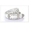 PYWJGZSX Women's Rhinestone Belt, White, 105 cm view 4