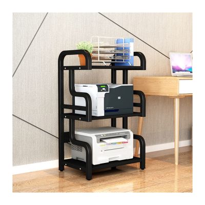 Adjustable Multi-Tier Desktop Printer Stand for Home or Office