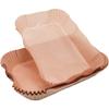 Nerthus FIH 1445 Rectangular Air Fryer Paper Liners 22 x 14 cm, Nonstick, Heat-Resistant view 1