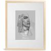 NB Akzent Chloe Picture Frame, Sonoma Oak, with Mat, 10 x 15 cm Photo, 15 x 20 cm Frame view 1