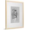 NB Akzent Chloe Picture Frame, Sonoma Oak, with Mat, 10 x 15 cm Photo, 15 x 20 cm Frame view 3