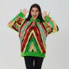 Felcia Christmas Hoodie for Women and Men, Novelty Graphic Long-Sleeve Hoodie, Christmas Costume, A-Green, S view 4