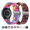 KanaAt LKQASD Resin Replacement Band, Compatible with Galaxy Watch 3 46 mm, Active 2 40/44 mm, Gear S3 and GT2, 22 mm, Colorful view 2