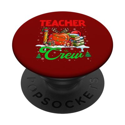 Teacher Crew Christmas Santa Reindeer Elf Tools PopGrip