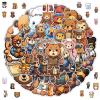 100 Cute Bear Cartoon Stickers, 50 Unique Designs view 1