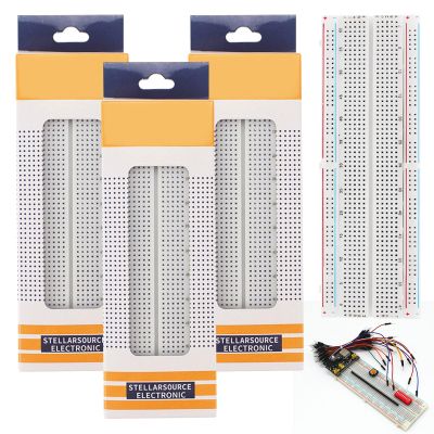4-Pack 830-Point Solderless Breadboards