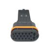 ChunLK 18-Pin 9002862E Automotive Female Socket Connector, Black, Waterproof, 1/5/10 Sets view 3