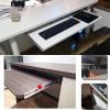 Under-Desk Keyboard Drawer Slides, 1 Pair, Silver, 35 cm (14 in) view 4