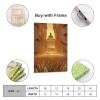 JTLFXY Poster with Religious Artwork, Buddha Statues and Followers, Decorative Canvas Wall Art Print, Modern Family Bedroom Decor, 50 x 75 cm view 2