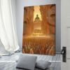 JTLFXY Poster with Religious Artwork, Buddha Statues and Followers, Decorative Canvas Wall Art Print, Modern Family Bedroom Decor, 50 x 75 cm view 3