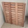 Cedar Wood Shower Mat, Non-Slip Slatted Bath Mat, 60 x 100 cm view 1