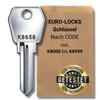 bayesen Replacement Key for Euro-Locks K8000–K8999, Key K8118 view 1