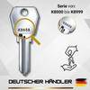bayesen Replacement Key for Euro-Locks K8000–K8999, Key K8118 view 2