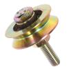 Industrial Sliding Door Roller, 50 mm, U-Shaped Steel, Gold view 1