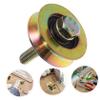 Industrial Sliding Door Roller, 50 mm, U-Shaped Steel, Gold view 2