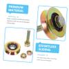 Industrial Sliding Door Roller, 50 mm, U-Shaped Steel, Gold view 3