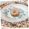 SOLUSTRE Set of 10 Napkin Rings for Dining Tables, Sturdy and Durable, Stylish Table Décor for Parties and Dinners view 3