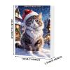 2024 2D Acrylic Cat Christmas Tree Ornament Advent Calendar view 2