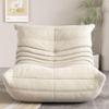 Wrobelax Oversized Memory-Effect Bean Bag Chair, Extra Soft, Orange view 3