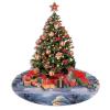 121.9 cm Plush Snowman Christmas Tree Skirt with Tassels view 3
