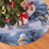 121.9 cm Plush Snowman Christmas Tree Skirt with Tassels view 4