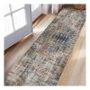 Siunwdiy 60 x 470 cm Non-Slip Washable Brown Vintage Hallway Runner Rug view 1