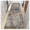 Siunwdiy 60 x 470 cm Non-Slip Washable Brown Vintage Hallway Runner Rug view 2