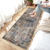 Siunwdiy 60 x 470 cm Non-Slip Washable Brown Vintage Hallway Runner Rug view 4