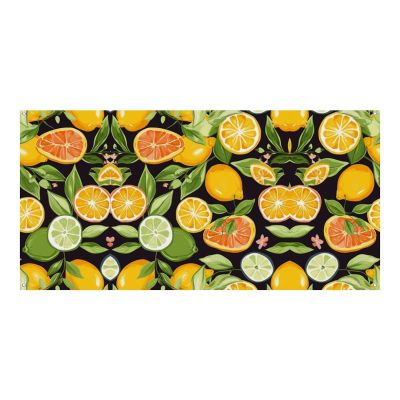 Citrus Fruit Pattern Event Banner