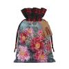 Spring Flower Print Christmas Drawstring Gift Bags view 1