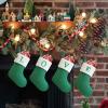 Takezuaa Personalized Christmas Stocking, Green Style 1, C view 2