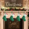 Takezuaa Personalized Christmas Stocking, Green Style 1, C view 4