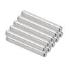PATIKIL 10-Pack 304 Stainless Steel Dowel Pins, 4 x 30 mm, Shelf Pins view 1