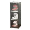 Acrylic Display Case for Motorcycle Helmets, Black, 36.5 x 36.5 x 108 cm view 1