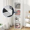 Acrylic Display Case for Motorcycle Helmets, Black, 36.5 x 36.5 x 108 cm view 3