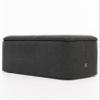 SIX Rectangular Upholstered Storage Ottoman, Anthracite Bouclé view 3