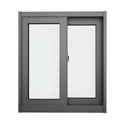 LVLDAWA Horizontal Sliding Window with Aluminum Frame, Tempered Glass and Locking Handle, 23.62 x 51.18 in