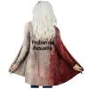 Women's Halloween "I'm FIINE IS NOT MY BLOOD" Bloody-Wound Print Crew-Neck Long-Sleeve Hoodie view 1