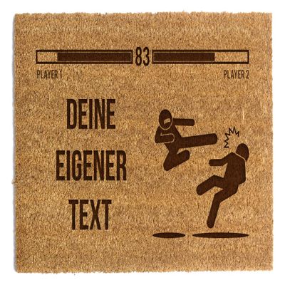 Happenings Personalized Doormat | Coir Mat with Your Text | Indoor Entrance Mat | Family Names | Funny Doormat (40 x 60 cm, Model 7)
