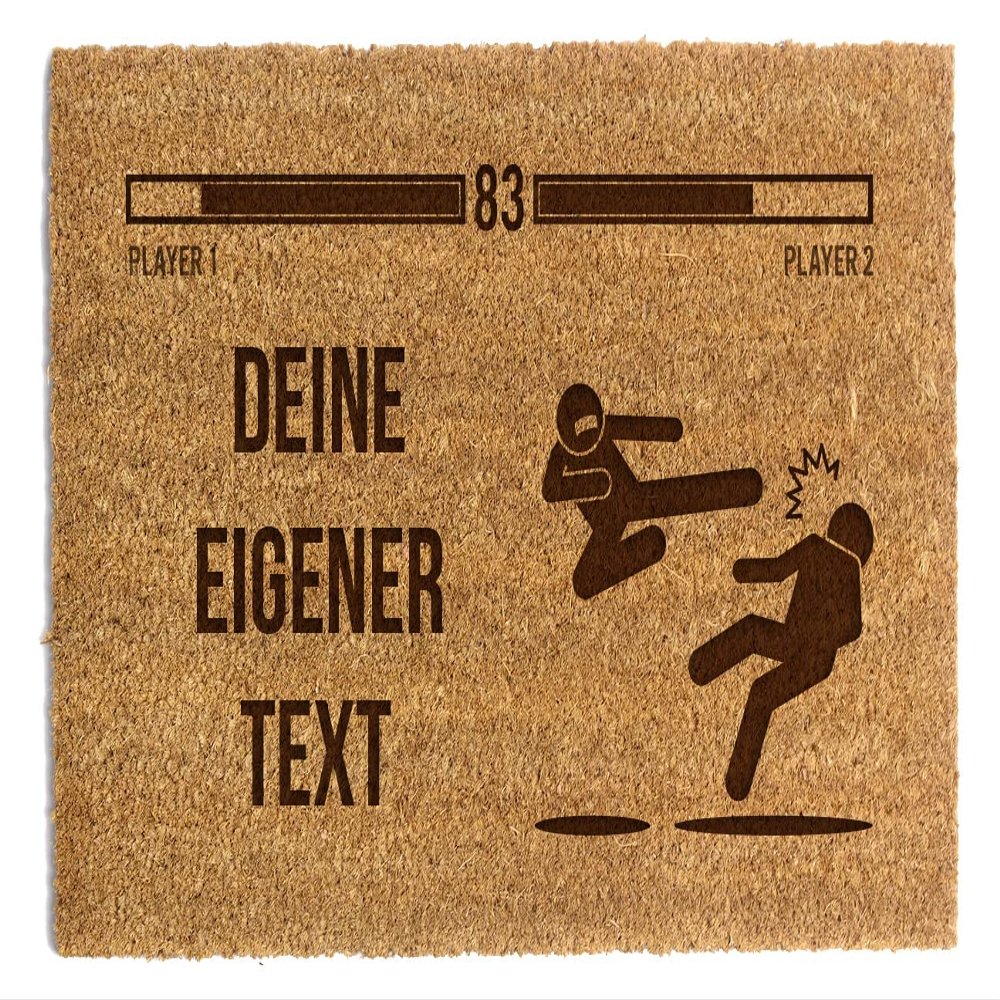 Happenings Personalized Doormat | Coir Mat with Your Text | Indoor Entrance Mat | Family Names | Funny Doormat (40 x 60 cm, Model 7)
