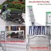 YXCMD Height-Adjustable Folding Steel Scaffold Ladder, Portable Work Platform, 120 cm/3.9 ft view 3