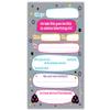 JuNa-Experten 10 Invitations for an 8th Birthday, Cat/Unicorn, Pink view 4