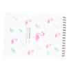 SEWACC A4 Flamingo Sketchbooks, 2-Pack, Spiral-Bound, Assorted Style view 1