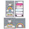 JuNa-Experten 8 Cat & Unicorn Invitations for a 9th Birthday view 2