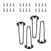 ANTEISI Hairpin Table Legs, 4-Pack, 20 cm, Folding, with Screws view 1
