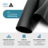 TeichVision - Premium PVC Pond Liner, Black - 1 mm Thick - 4 m x 13 m view 2