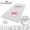 Crownmiller Titan 200 x 200 cm Extra-Firm XXL 7-Zone Mattress Topper | Personalized Pressure Relief | Cover Washable up to 60°C | OEKO-TEX Standard 100 view 2